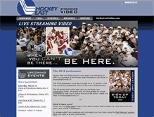 Tablet Screenshot of hockeyeastonline.tv