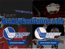 Tablet Screenshot of hockeyeastonline.com